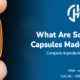 soft gel capsules made of