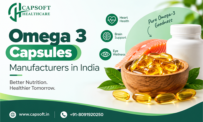 Omega 3 Capsules Manufacturers India