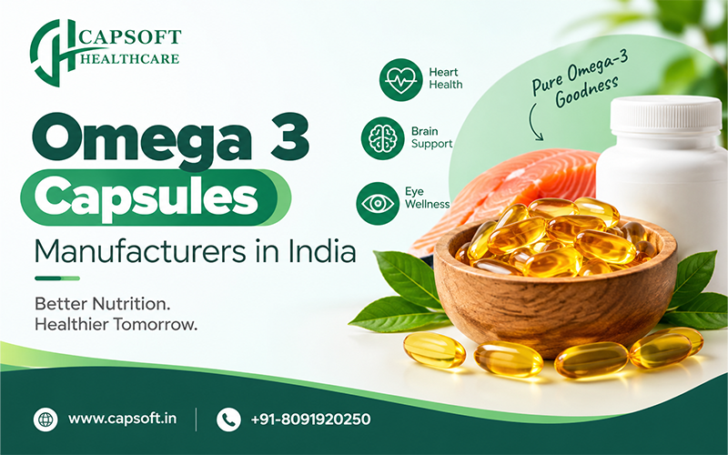 Omega 3 Capsules Manufacturers India