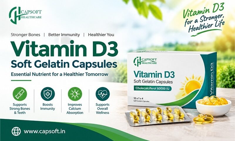 Vitamin D3 Soft Gelatin Capsules