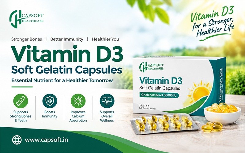 Vitamin D3 Soft Gelatin Capsules